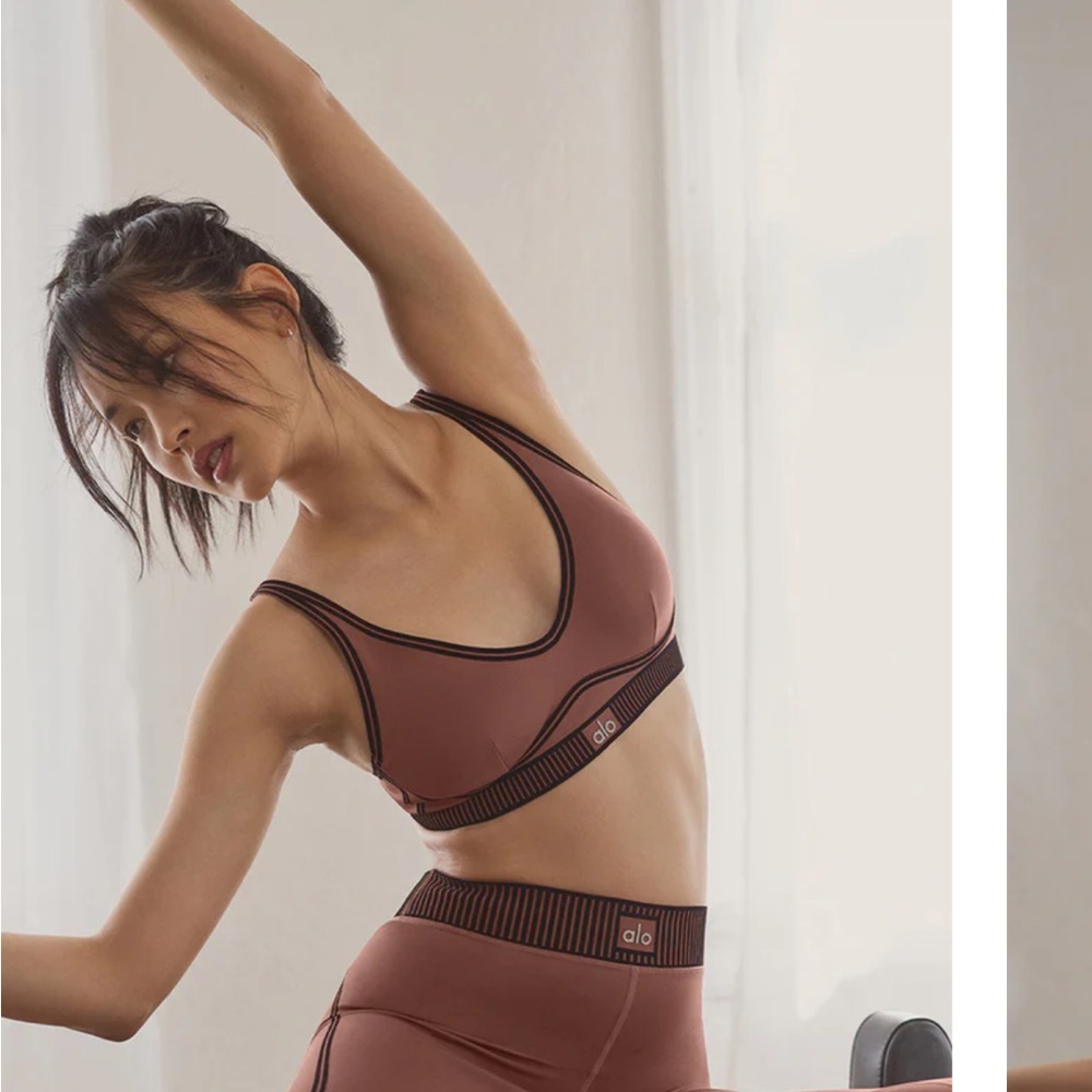 Alo Yoga Brown Line up Legging